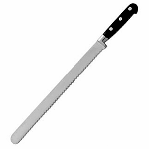 Нож кондитерский сталь нерж. ,L=365/230,B=28мм черный,металлич.
