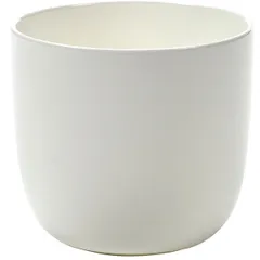 Glass for hot drinks “Base”  porcelain  280ml  D=80, H=75mm  white, matte