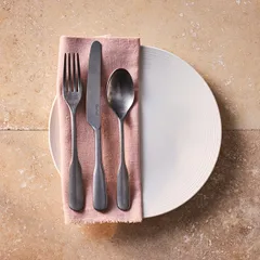 Нож столовый «Фидл Винтаж» 18/10 сталь нерж. ,L=24,3см металлич., изображение 3