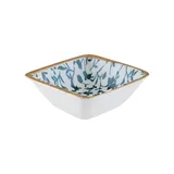 Соусник «Калиф» квадратный фарфор 80мл ,H=28,L=80,B=85мм белый,синий