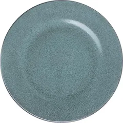 Plate “Milky Way turquoise”  porcelain  D=24, H=2cm  turquoise, black