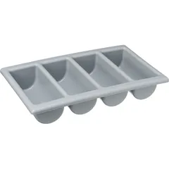 Organizer for cutlery (4 compartments)  polyprop. , H=10, L=54, B=33 cm  gray