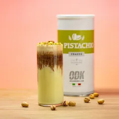 Смесь сухая для приготовления напитков «Фраппе Фисташка» ODK 1 кг сталь D=10,H=19см, изображение 2