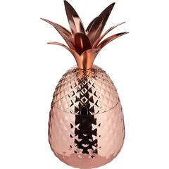 Бокал для коктейлей «Ананас» металл 0,7л D=11,5,H=23,8см медный, изображение 3