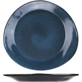 Тарелка «Млечный путь голубой» фарфор ,L=28,B=25,5см голуб.,черный