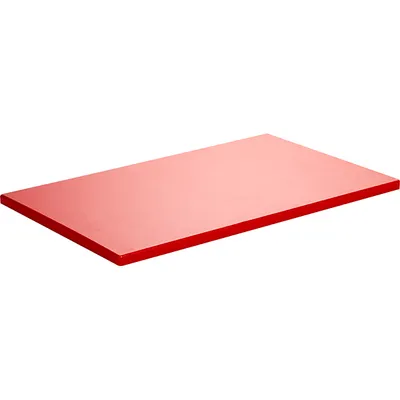 Доска разделочная полиэтилен ,H=15,L=530,B=325мм красный, изображение 2