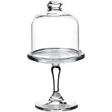 Подставка для десерта с крышкой стекло D=82/90,H=198мм прозр.