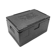 Термоконтейнер «Нормал» до 35 кг полипроп. 46л ,H=32,L=60,B=40см черный