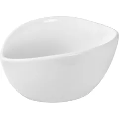 Salad bowl for set. “Kunstwerk” porcelain 65ml D=62,H=42,L=90,B=60mm white