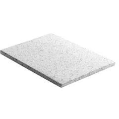 Serving board terrazzo ,H=3,L=35,B=25cm white