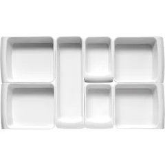 Салатник GN1/2 пластик 3,65л ,H=75,L=325,B=265мм белый, изображение 2