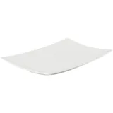 Блюдо сервировочное «Кассиопея» фарфор ,L=20,5,B=12,5см белый