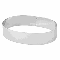 Confectionery ring “Oval” stainless steel D=250,H=45mm