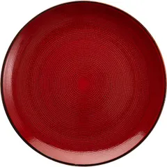 Тарелка «Джаспер» мелкая фарфор D=265,H=27мм белый,красный
