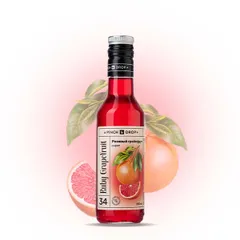 Syrup “Pink Grapefruit” Pinch&Drop glass 250ml D=54,H=202mm