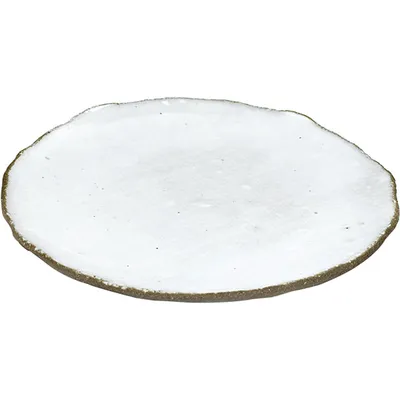 Тарелка бетон D=20см белый,серый, изображение 2