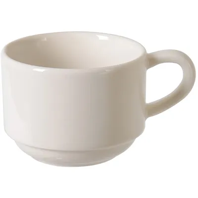 Чашка чайная «Крим» фарфор 176мл белый