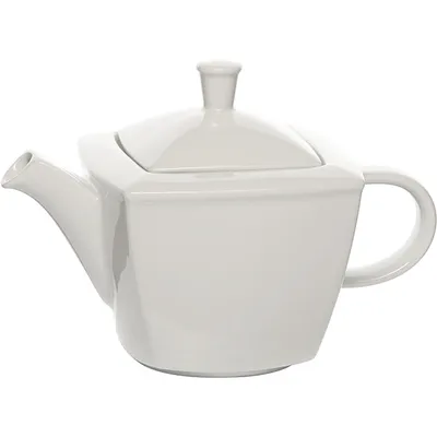 Чайник заварочный «Виктория» фарфор 400мл D=65,H=125,L=177,B=106мм белый, Объем по данным поставщика (мл): 400