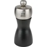 Мельница для соли «Фиджи» металлический механизм бук,сталь нерж. ,H=12см черный