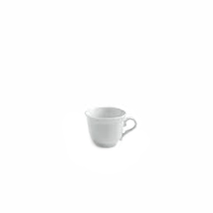 Coffee cup "Opera"  porcelain  105 ml  white