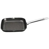 Сковорода-гриль (индукция) алюм.литой,тефлон ,H=4,L=50/27,B=28см черный