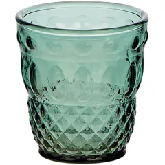 Old fashion “Ser Lapo” glass 290ml D=86,H=91mm green.