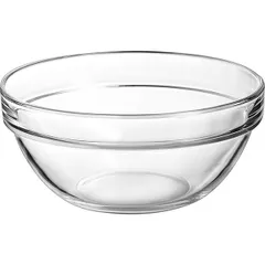 Salad bowl “Empileable” glass 450ml D=14,H=7cm clear.