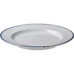 Тарелка «Эйвбери блю» мелкая керамика D=260,H=28мм белый,синий, изображение 2