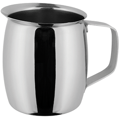 Milk jug stainless steel 400ml D=85,H=90mm silver.