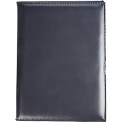 Menu folder A4 leather ,H=245,L=325,B=15mm blue