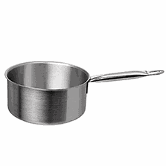 Сотейник сталь нерж. 1л D=14,H=7,L=34см металлич.