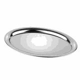 Oval tray “Caffehouse”  stainless steel , L=20, B=14.5 cm  silver.