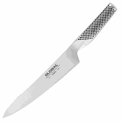 Knife for slicing meat “Global”  stainless steel , L=21cm  metal.