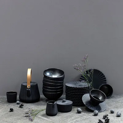 Чайник заварочный «Пекое» с ситом керамика,металл 0,55л D=12,5,H=12см черный, изображение 5