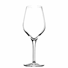 Wine glass “Exquisit”  chrome glass  350 ml  D=80, H=203mm  clear.