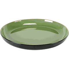 Dish “Pure” deep ceramics D=290,H=35mm green,black