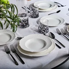 Тарелка «Поэма Флауэр» десертная фарфор D=22см белый, изображение 2