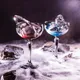 Шампанское-блюдце «SPKSY» стекло 240мл D=95,H=155мм прозр., изображение 5