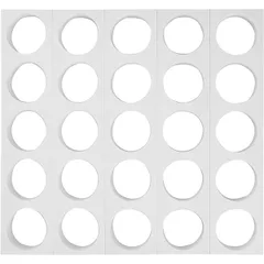 Форма кондитерская «Круг»[35шт] полистирол D=65,H=40мм