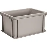 Контейнер для продуктов пластик 21л ,H=22,L=40,B=30см серый