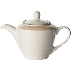 Чайник заварочный «Чино» фарфор 310мл D=53,H=132,L=190мм белый,бежев.