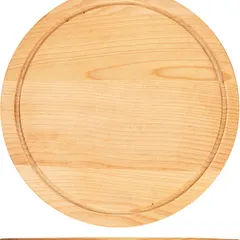 Доска разделочная с выемкой бук D=25см, изображение 2