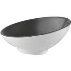 Salad bowl “Dask” porcelain 60ml D=100,H=45mm black,white