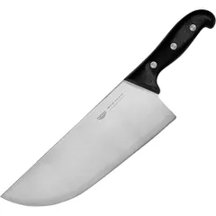 Knife for chopping bones  steel, plastic  L=445/280, B=95mm  black, metal.