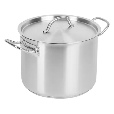 Кастрюля с крышкой (тройное дно) сталь нерж. 5л D=21,5,H=16см металлич.