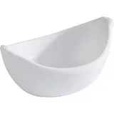 Салатник для комплимента «Мини Лиф» пластик 60мл ,H=45,L=105,B=65мм белый