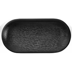 Salad bowl “Nanocream Black” oval  porcelain  D=18, H=4cm  black