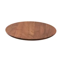 Serving board  walnut  D=40, H=2cm  wooden.