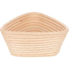 Basket for proving dough, triangular, 0.5 kg  rattan , H=85, L=180, B=180mm  beige.