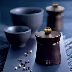 Мельница для перца «Байя» металлический механизм бук D=59,H=80мм шоколад., изображение 2